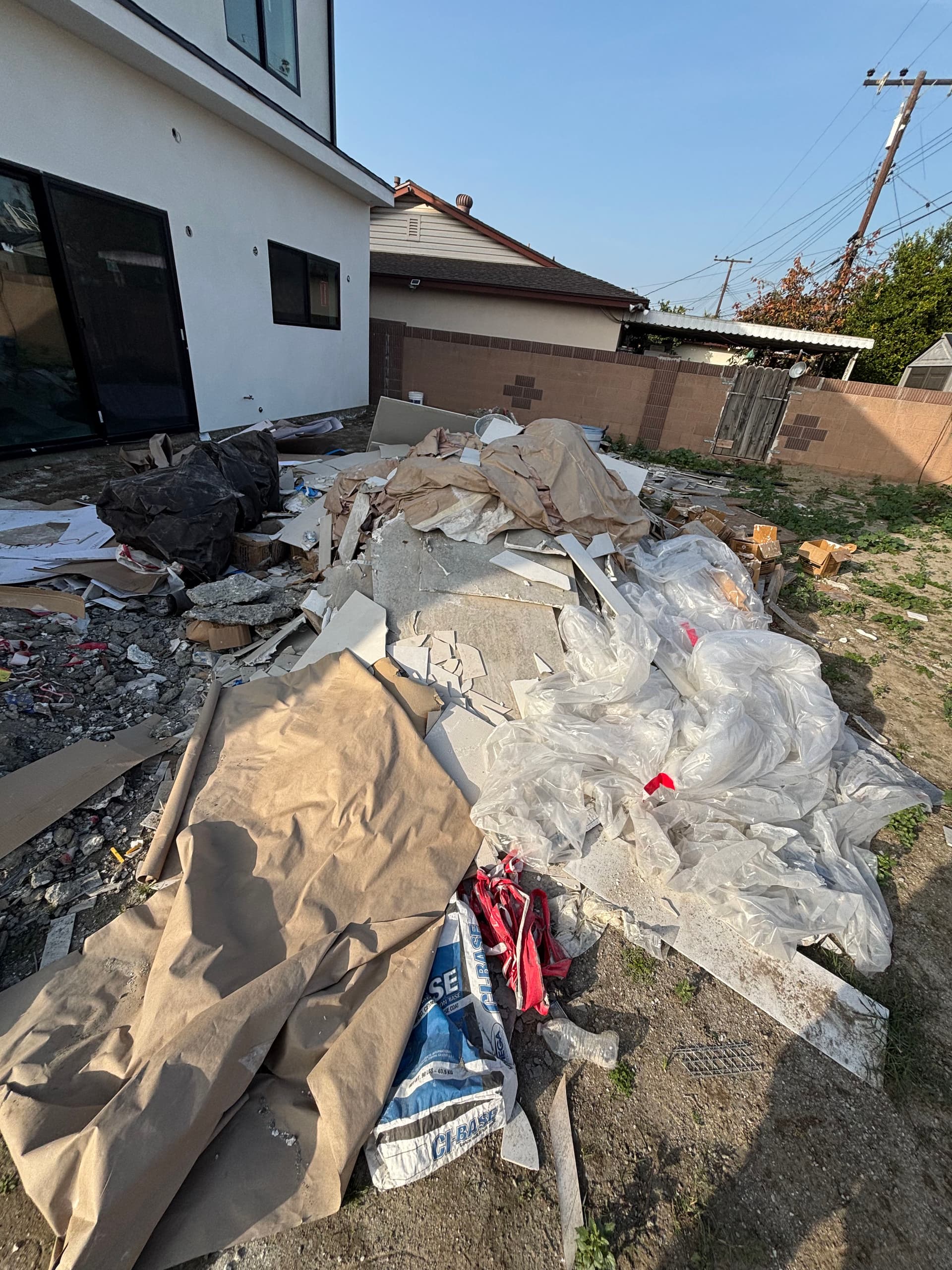 New Build Construction Debris Cleared in Artesia image
