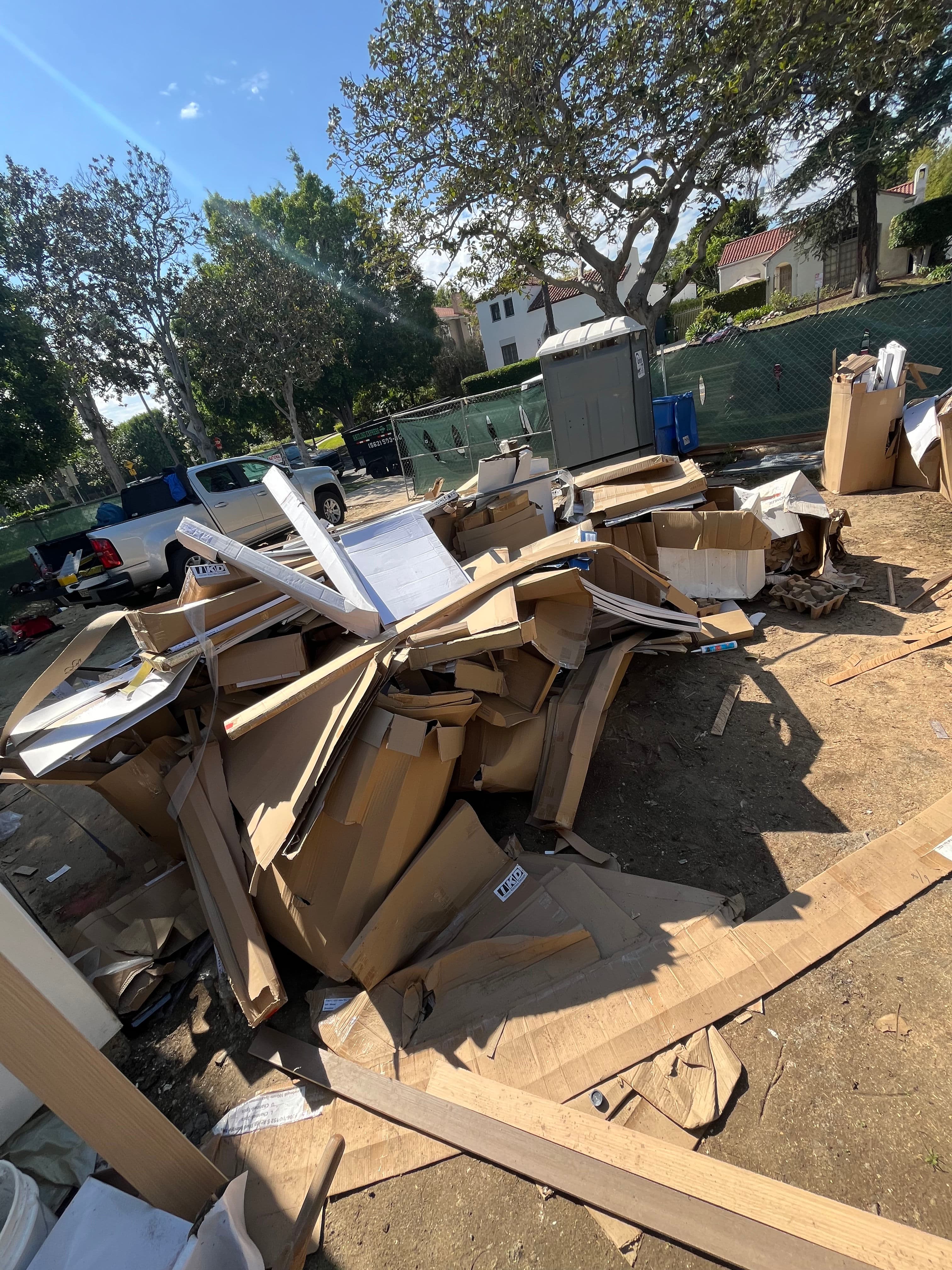 Project Demolition Debris Removal on a Los Angeles Job Site image